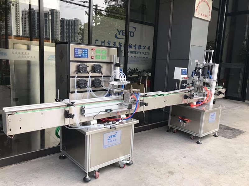 Automatisk olja peristaltisk pump fyllning Capping Machine